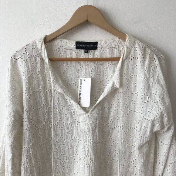 Hemant & Nandita Embroidered Tassel Tunic Dress - Picture 5 of 8